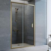 Дверь для душевой кабины в нишу Vegas Glass ZP 115 05 01 профиль бронза, стекло прозрачное
