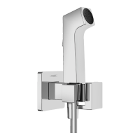 Гигиенический душ Hansgrohe Bidette 1jet E 29233000S со смесителем, со скрытой частью, хром