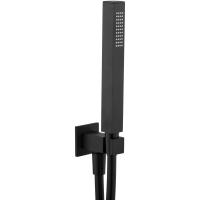 Душевой гарнитур Plumberia Selection HST3108NO 1 режим, черный матовый
