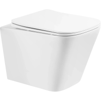 Унитаз подвесной BelBagno Ardente-R BB520CHR безободковый, без сиденья, цвет белый