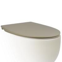 Сиденье для унитаза AeT Dot 2.0 C555R132 c микролифтом SoftClose, цвет горчица