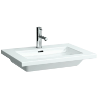 Раковина полувстраиваемая Laufen Living Square 65 см 8.1643.1.000.104.1