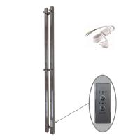 Полотенцесушитель электрический Маргроид Inaro Inaro-1206-057R профильный, 120х6 R, с крючками цвет хром