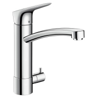 Смеситель для кухни с запорным вентилем для посудомоечной машины Hansgrohe Logis M31 71834000, хром