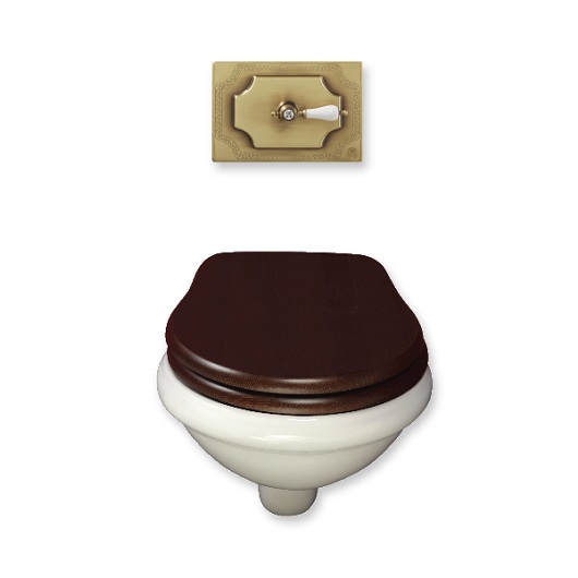 кнопка для инсталляции декоративная migliore ottone classic expert ml.plc-27.053.br без ручки, цвет бронза