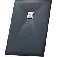 Душевой поддон из искусственного камня RGW STT ST-0128G 80×120×2,5 серый
