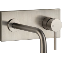 Смеситель Gessi Via Tortona 44827#149 для раковины, встраиваемый, внешняя часть, цвет Finox