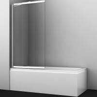 Шторка на ванну WasserKRAFT Main 100 41S02-100 WasserSchutz Fixed профиль хром, стекло прозрачное