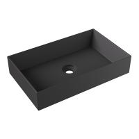 Раковина Alice Spy 34250108 накладная, 60x37 см, Matt Black, Nero Opaco (черный матовый)