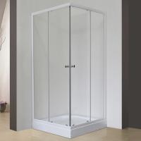 Душевой уголок Royal Bath HPD 100×100 RB 100 HPD-T без поддона профиль белый, стекло прозрачное