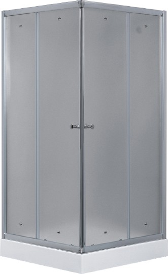 Душевой уголок Timo TL 90×90 TL-9002F профиль хром, стекло матовое