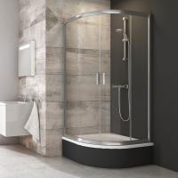 Душевой уголок Blix Ravak BLCP4-90 3B270C40Z1 Sabina профиль хром, стекло прозрачное