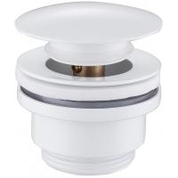 Донный клапан Abber AF0011W click-clack, белый