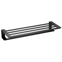 Полка для полотенец Wonzon & Woghand WW-V2901-MB 59,9 см, черный матовый
