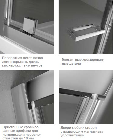 душевая дверь radaway twist dw 70 коричневое
