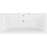 Акриловая ванна Excellent Savia Duo 170x80 "LINE" цвет золото