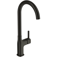 Смеситель для кухни Cersanit Elio A68261 черный матовый Смеситель для кухни Cersanit Elio A68261 черный матовый