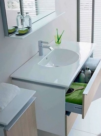 раковина полувстраиваемая 103 см duravit darling new 0499100000