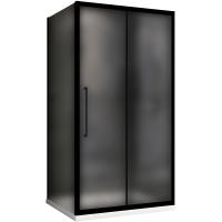 Душевой уголок Abber Schwarzer Diamant 150×80 AG30150BMхh-S80BM профиль черный, стекло матовое