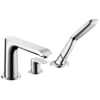 Смеситель на борт ванны на 3 отверстия Hansgrohe Metris 31190000