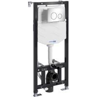 Инсталляция WasserKRAFT Aller 10TLT.010.ME.CH02 для унитаза с клавишей смыва Хром