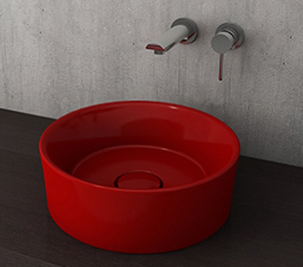 раковина-чаша bocchi vessel 40 1174 белая глянцевая