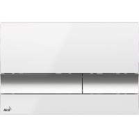 Кнопка для инсталляции AlcaPlast Basic M1720-1 цвет белый