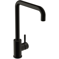 Смеситель для кухни Cersanit Como A68246 черный матовый Смеситель для кухни Cersanit Como A68246 черный матовый