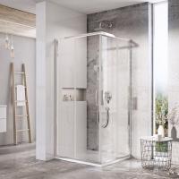 Душевой уголок Ravak Blix Slim BLSRV2-90 X1LM70C00Z1 профиль хром+Transparent