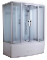 Душевая кабина Timo Standart Silver Fabric T-6670SF 170х88