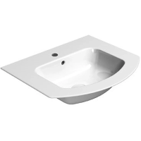 Раковина GSI Pura 8830111 подвесная, 52x44 см, Bianco lucido (Белый глянец)