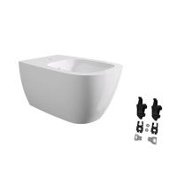 Биде Alice Ceramica Wunder 45010101SET подвесное, с креплением, белый глянцевый