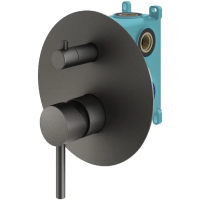 Смеситель для ванны Plumberia Selection IXO KIT1901GR встраиваемый, графит
