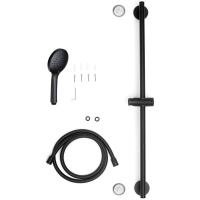 Душевой гарнитур Paffoni Ginevra ZSAL146NO , черный матовый Душевой гарнитур Paffoni Ginevra ZSAL146NO , черный матовый