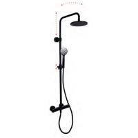 Душевая система Fima Carlo Frattini Shower column F4285/R259NS цвет черный матовый