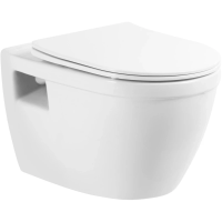 Унитаз подвесной BelBagno Loto BB070CHR/SC безободковый, с сиденьем микролифт, цвет белый