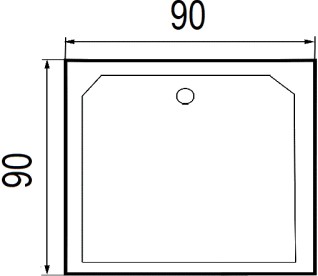 душевой поддон wemor 90×90x38 s 10000002983 белый душевой поддон wemor 90×90x38 s 10000002983 белый