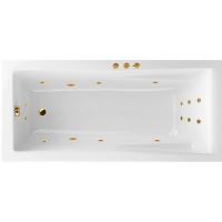 Акриловая ванна Excellent Palace 180x80 "SMART" цвет золото