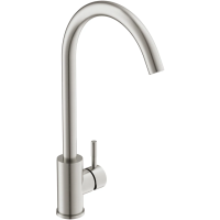 Смеситель для кухни Cersanit Como A68242 сатин Смеситель для кухни Cersanit Como A68242 сатин