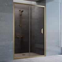 Дверь для душевой кабины в нишу Vegas Glass ZP 130 05 05 профиль бронза, стекло бронза