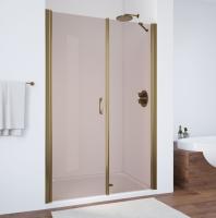 Дверь для душевой кабины в нишу Vegas Glass EP-F-2 125 05 05 профиль бронза, стекло бронза