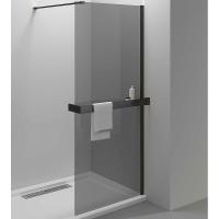 Душевая перегородка Vincea Walk-In HR 90 VSW-4HR900CGB профиль черный матовый, стекло тонированное