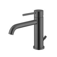 Смеситель Newform X-STEEL 316 69610X.59.064 для раковины на 1 отв., с донный клапаном, излив 14.5 см., PVD Brushed gun metal