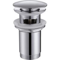 Донный клапан Abber AF0010 с переливом, хром
