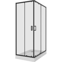 Душевой уголок Niagara Nova 100×80 NG-6881-08 BLACK профиль черный, стекло прозрачное