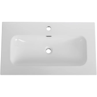 Раковина Cezares Eco CZR-8073-80 81x46 см, накладная, белый