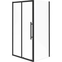 Душевой уголок Esbano Flex 120x90 ESOGF129PSB профиль Черный стекло прозрачное