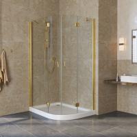 Душевой уголок Vegas Glass AFS-Fux 120*80 09 01 профиль золото, стекло, стекло прозрачное