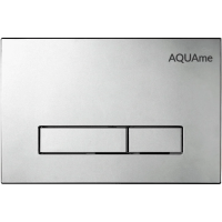Кнопка смыва AQUAme AQM4103S для инсталляции, сатин