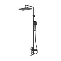 Душевая система IDDIS Parker PARBL3Fi06 340x190 мм, со смесителем, черный матовый